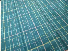 平和屋着物■上質な紬　格子　正絹　逸品　DABE2711cdのサムネイル