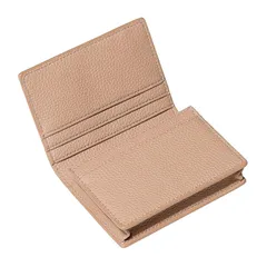 【新品】 [MORFFEYIA] 名刺入れ レディース PUレザー 選べる6色 大容量40枚収納 多機能 名刺ケース 取り出しやすい ビジネス 贈り物 めいしいれ (ピンク) 1