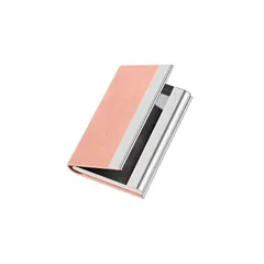 【新品】 [cocall] 名刺入れ メンズ レディース カードケース 名刺ケース 名刺ホルダー ステンレス鋼 名刺が折れない 大容量 25枚収納可能 薄型 PUレザー マグネット式 取り出しやすい コンパクト ビジネス 男女兼用 0