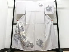 平和屋着物●訪問着　ケルト文様　暈し染め　正絹　逸品　AABF0253fy 平和屋着物○訪問着 ケルト文様 暈し染め 正絹 逸品 AABF0253fy