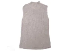 フレイアイディー FRAY I.D ニット ベスト ノースリーブ ベージュ F フリーサイズ ■YHS4