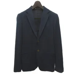 ヴィヴィアンウエストウッドマン Vivienne Westwood MAN テーラードジャケット ブレザー シングル 2B 背抜き コットン 44 紺  ネイビー VW-6M-81802のサムネイル