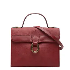 ディオール トロッター ハンドバッグ ショルダーバッグ 2WAY レッド PVC レザー レディース Dior【1-0264942】