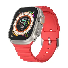 【新品】 [YAODLE] コンパチブル Apple Watch バンド 42/44/45/46/49mmシリコン素材 通気 防汗 スポーツシリコンストラップリストバンド 長さ調整可能 対応 Apple Watch series Ultra3/Ultra2 0