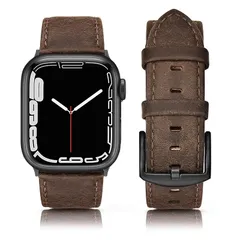 【新品】 レザーバンド Apple Watch バンド 46mm 45mm 44mm 42mm (Series 1/2/3) 対応 メンズ レディース ヴィンテージ本革交換用リストバンド iWatch Series 10 9 8 7 6 5 4 3 2 1 S