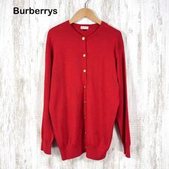 Burberrys旧タグカーディガン 赤 金ボタン ホースマーク 80年代