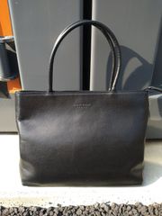 CARVEN PARIS レザー トートバッグ ブラック ヴィンテージ 本革 