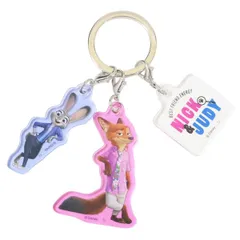 ズートピア2 キーホルダー 3チャームキーホルダー A  キャラクター