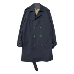 ザラ ネイビー ベルト付き メンズ カジュアル トレンチコート M