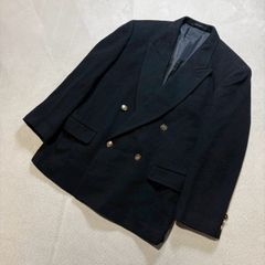 リメイク】短丈テーラードジャケット ダブルスーツ ブラック 春夏用 