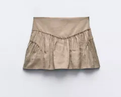 ザラ ミッドライズ スカート パンツ