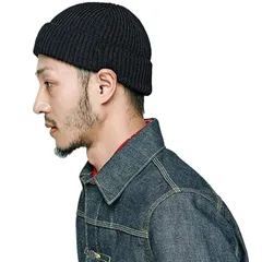 【新品】 [Weuiean] ニット帽 ビーニー メンズ レディース 帽子 浅め ビーニー帽 ニットキャップ 防寒 帽子 暖かい ビーニー 折り返し 無地 男女兼用 子供用 秋 冬 春（ブラック） 0