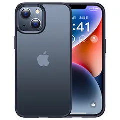 【米軍MIL新規格・指紋防止】CASEKOO iPhone 14 / 13 用 ケース 耐衝撃 滑り止め 指紋防止 米軍MIL規格 マット仕上げ ストラップホール付き 黄変防止 耐久性 カバーセット ワイヤレス充電対応 アイフォン 13 14 用 6.1pms