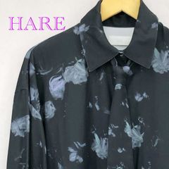 美品·未使用 リムアーク アートプリントシャツ 睡蓮 ブラウス 総柄 