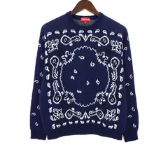 supreme 18ss Bandana sweater 美中古 2026年最新】supreme bandana sweaterの人気アイテム - メルカリ