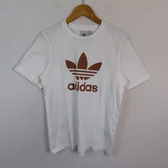 adidas Originals アディダスオリジナルス Tシャツ ロゴプリント ホワイト Mサイズ メンズ 古着 ストリート スポーツMIX