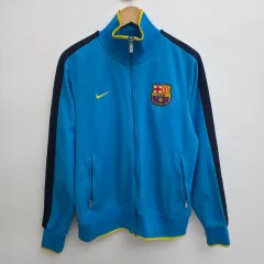 L NIKE FC バルセロナ トラック ジャケット ブルー