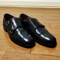 美品 MACKINTOSH マッキントッシュ ウィングチップ レザー 23.5cm レディース 革靴 ブラック 黒 箱 シューズボックスのサムネイル
