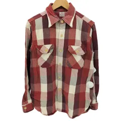 ウエアハウス WAREHOUSE ブロックチェック ヘビー ネルシャツ  メンズ  14-14-1/2のサムネイル