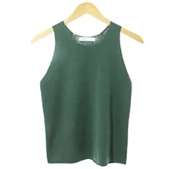ノーブル NOBLE 美品 ノースリーブニット カットソー トップス 緑 グリーン 0912 ■YHS1