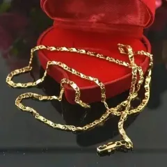 18kメッキチェーンネックレス ゴールド