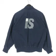 イッセイミヤケ ISSEY MIYAKE IS イッセイスポーツ 80s MA-1 ボンバージャケット ブルゾン M ネイビー 紺 IS31-FC901のサムネイル