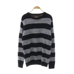 スコッチ&ソーダ SCOTCH & SODA スコッチアンドソーダ コットン ボーダー ニット セーター 長袖 S 紺 水色 /NR ■OS ■ADのサムネイル