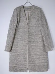 Theory luxeセオリーリュクス Lunar Lindiノーカラーツイードコート【38】【LCTA77700】