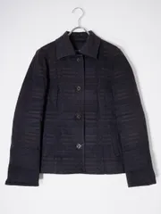 BURBERRY LONDONバーバリー ロンドン ストレッチジャガード シャドーチェックジャケット【38】【LJKA76242】