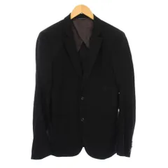 ジュンハシモト junhashimoto テーラードジャケット ブレザー アウター シングル 背抜き ウール 4 黒 ブラック /BB