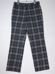 BURBERRY BLACK LABELバーバリー ブラックレーベル 定番チェック ウールスラックスパンツ【73】【MPTA77256】