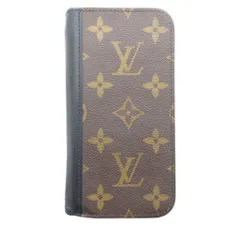 ルイヴィトン LOUIS VUITTON IPHONE 15 PRO フォリオ スマホカバー ケース モノグラムキャンバス 手帳型 茶 ブラウン M82891 /UO