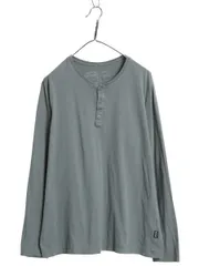 【お得なクーポン配布中!】 パタゴニア ヘンリーネック 長袖 Tシャツ メンズ L  / ロンT オーガニック コットン カットソー ロングスリーブ 無地 シンプル アウトドア