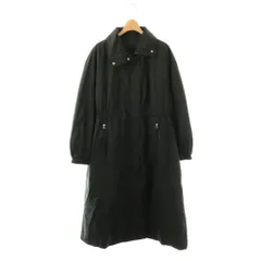 スピック&スパン Spick&Span 24AW 撥水パディングコート ロング 中綿 36 ブラック /HK ■OS