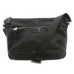 タケオキクチ TAKEO KIKUCHI ショルダーバッグ クロスボディ ロゴ 黒 ブラック /AE ■GY12