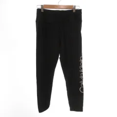 カルバンクライン CALVIN KLEIN レギンス パンツ 黒 ブラック ロゴプリント /YJ ■GY60のサムネイル