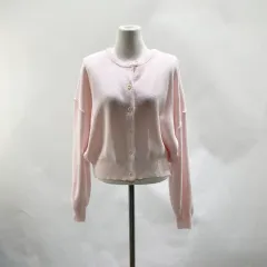 ピンク 黄色 緑 レディースカーディガン F 中古市場 ヴィンテージ