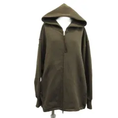 ニコアンド Niko and.. パーカー スウェット 長袖 ジップアップ オーバーサイズ F 茶色 ブラウン /XZ ■ECD001