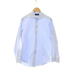 メーカーズシャツ カマクラ MAKER'S SHIRT 鎌倉 シャツ 41/85 水色 長袖 クレリックカラー 無地 /JP