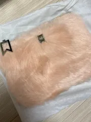 THURSDAY'S CHILD END Ver. CU ピンク ファー クラッチバッグ