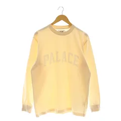 パレス Palace CRACK ME UP DROP SHOULDER LONGSLEEVE ロングスリーブTシャツ カットソー 長袖 ロゴプリント L アイボリー 白 ホワイト /ES ■OS ■ADのサムネイル