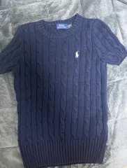 ポロ半袖ニット