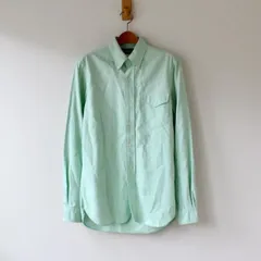 ポロ ラルフローレン BDシャツ WOOSTER  アップルグリーン S/custom fit （w-1393）