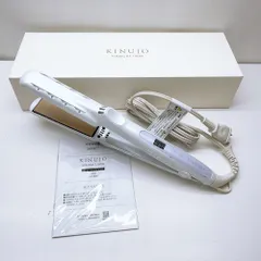 《最新モデル♡ほぼ未使用》 KINUJO 絹女 ストレート アイロン ホワイト LM-225 ,2603N299