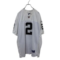 希少 ホワイト RAIDERS McFADDEN ゲームシャツ reebok - メルカリ