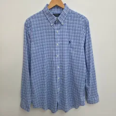 L ポロラルフローレン CHECK シャツ 新モデル QR タグ