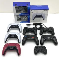 【中古】ｹﾞｰﾑOP）【ｼﾞｬﾝｸ】コントローラまとめPS5 4個 PS4 2個 PS3 2など未保証品CFI-ZCTU CUH-2CTJ [95][240095306138]