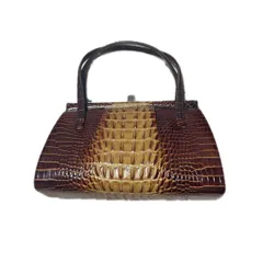 Vintage Croco-Embossed Frame Handbag クロコ型押し　ヴィンテージ　ハンドバッグ