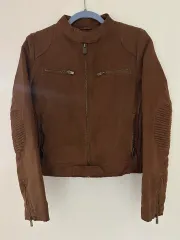 ZARA BASIC スウェード ブラウン ジャケット