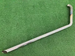 ソフテイル マフラー 社外 中古 ハーレー TC88 2インチロングドラッグパイプ スラッシュカット スチール カスタム素材に rO